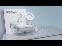 Ferramenta de remoção de cera de ouvido com limpeza automática e quatro níveis de pressão