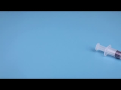 Seringa pré- cheia de plástico de 3 ml, lavagem e vedação para tratamento clínico seguro e fácil