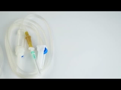 Tubo de borracha sem látex para perfusão descartável IV Conjunto Conjunto de transfusão Bulbo de borracha de látex